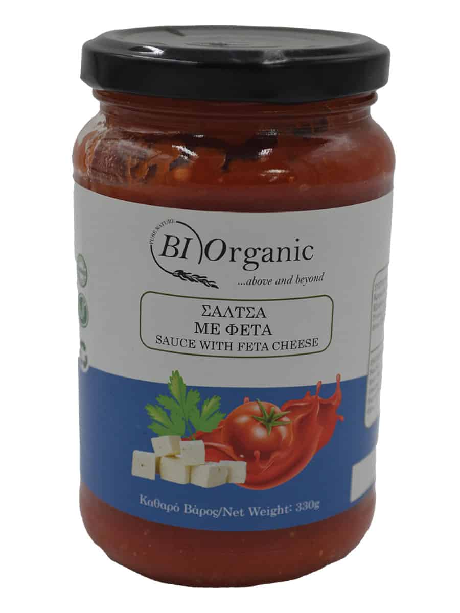 ΣΑΛΤΣΑ-ΦΕΤΑΣ Σάλτσα Ντομάτας Με Φέτα 330ΓΡ. - Image 1