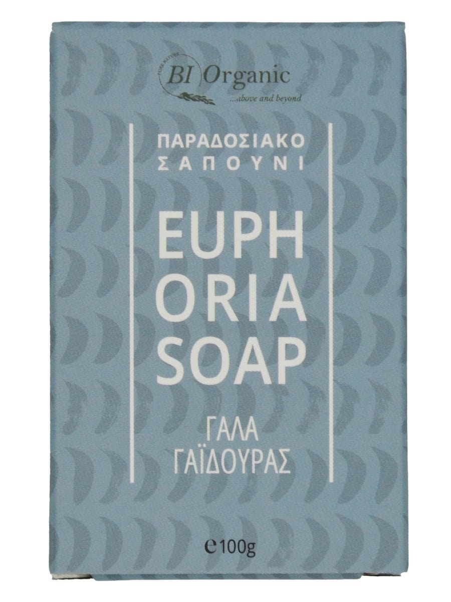ΓΑΛΑ-ΓΑΪΔΟΥΡΑΣ Σαπούνι Παραδοσιακό Euphoria Γάλα Γαϊδούρας 100gr - Image 1