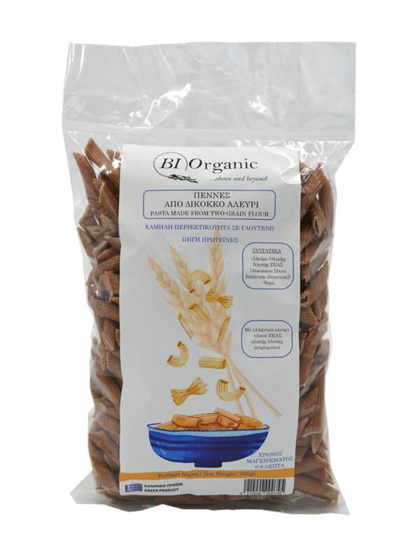 Πέννες Από Δίκοκκο Αλεύρι 500γρ.