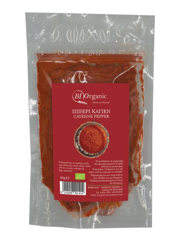 Πιπέρι Καγιέν Σε Σκόνη 40γρ.