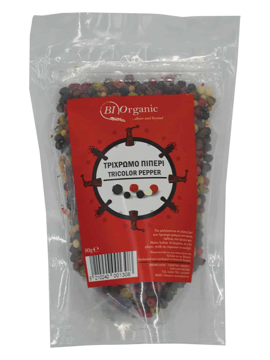 ΠΙΠΕΡΙ-ΤΡΙΧΡΩΜΟ Πιπέρι Τρίχρωμο Ολόκληρο 80γρ. - Image 1