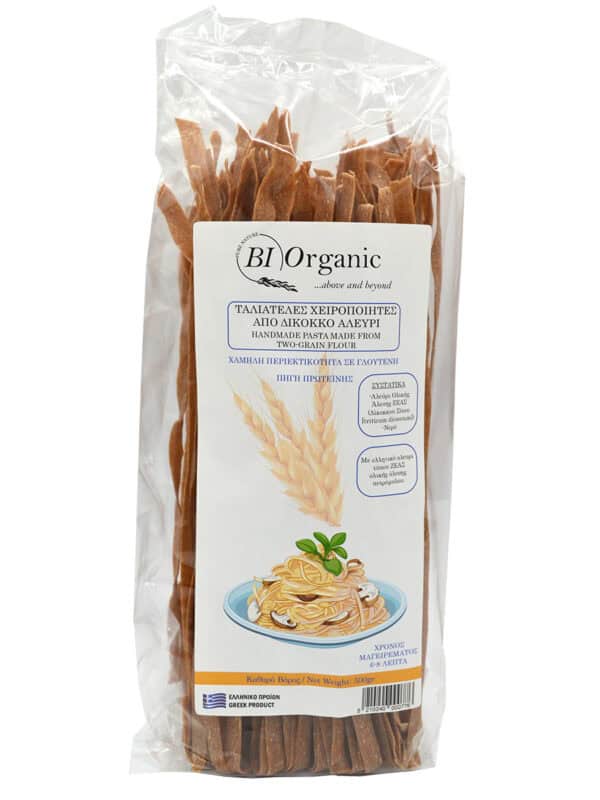 Ταλιατέλες Από Δίκοκκο Αλεύρι 500γρ.