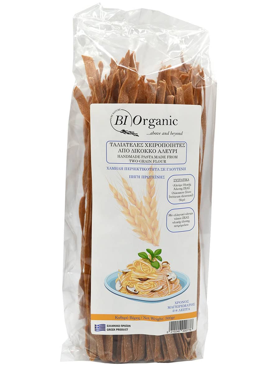 ΤΑΛΙΑΤΕΛΕΣ Ταλιατέλες Από Δίκοκκο Αλεύρι 500γρ. - Image 1