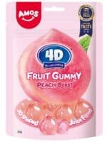 Ζελεδάκια Ροδάκινο FRUIT GUMMY 65γρ.