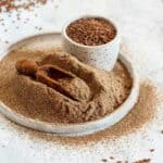 Λιναρόσπορος Καφέ Κοπανιστός Χύμα 1kg